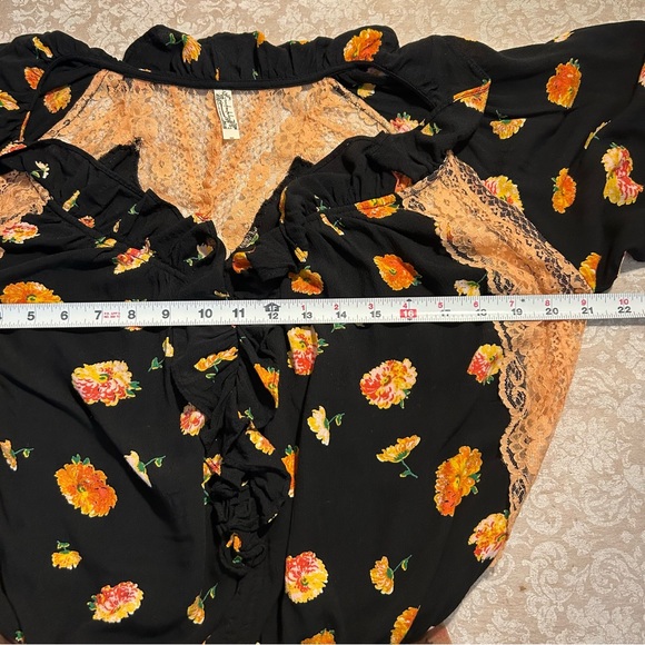 Intimately FP~ Floral Ruffle Lace Bodysuit - Picture 12 of 16